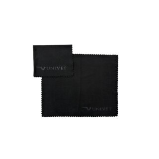 UNIVET Brillenputztuch schwarz