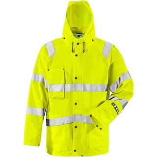 Fristads Flame High Vis Regenjacke Kl. 3 4845 RSHF Warnschutz-Gelb 8 Größen