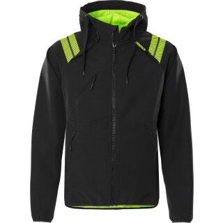 Fristads Softshell-Jacke mit Kapuze 7461 BON Schwarz 7 Größen