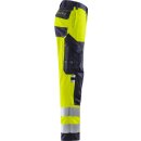 Fristads Flamestat High Vis Stretch-Hose, Kl. 2 2161 ATHF Warnschutz-Gelb/Marine 25 Größen