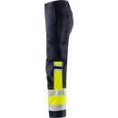 Fristads Flamestat High Vis Stretch-Hose, Kl. 1 2162 ATHF Warnschutz-Gelb/Marine 25 Größen
