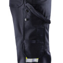 Fristads Flamestat High Vis Stretch-Hose, Kl. 1 2162 ATHF Warnschutz-Gelb/Marine 25 Größen