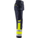 Fristads Flamestat High Vis Stretch-Handwerkerhose, Kl. 1 2163 ATHF Warnschutz-Gelb/Marine 25 Größen