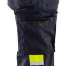Fristads Flamestat High Vis Stretch-Handwerkerhose, Kl. 1 2163 ATHF Warnschutz-Gelb/Marine 25 Größen