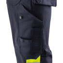 Fristads Flamestat High Vis Stretch-Handwerkerhose, Kl. 1 2163 ATHF Warnschutz-Gelb/Marine 25 Größen