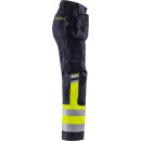 Fristads Flamestat High Vis Stretch-Handwerkerhose Damen, Kl. 1 2171 ATHF Warnschutz-Gelb/Marine 9 Größen