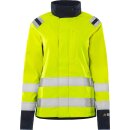 Fristads Flamestat High Vis Damen Softshelljacke Kl. 3 4076 FSS Warnschutz-Gelb/Marine 7 Größen