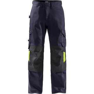 Fristads Schweisser hose 2656 WEL Marine/Warnschutz-Gelb 22 Größen