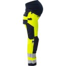 Fristads Flamestat High Vis Umstands-Stretch-Hose, KL. 2 2507 ATHF   Warnschutz-Gelb/Marine 9 Größen