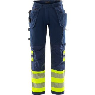 Fristads High Vis Green Handwerker Stretchhose Kl. 1 2643 GSTP in 3 Farben & 28 Größen