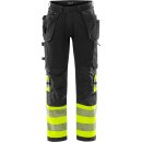 Fristads High Vis Green Handwerker Stretchhose Kl. 1 2643 GSTP in 3 Farben & 28 Größen