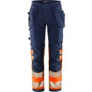 Fristads High Vis Green Handwerker Stretchhose Kl. 1 2643 GSTP in 3 Farben & 28 Größen