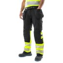 Fristads High Vis Green Handwerker Stretchhose Kl. 1 2643 GSTP in 3 Farben & 28 Größen