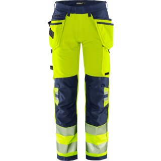 Fristads High Vis Green Handwerker Stretchhose Kl. 2 2644 GSTP 28 Größen