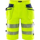 Fristads High Vis Green Handwerker Stretch-Shorts Kl. 2...