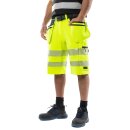 Fristads High Vis Green Handwerker Stretch-Shorts Kl. 2 2646 GSTP in 3 Farben & 13 Größen