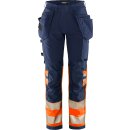 Fristads High Vis Green Handwerker Stretchhose Damen Kl. 1 2663 GSTP in 3 Farben & 9 Größen