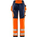 Fristads High Vis Green Handwerker Stretchhose Damen Kl. 2 2664 GSTP in 3 Farben & 9 Größen