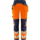 Fristads High Vis Green Handwerker Stretchhose Damen Kl. 2 2664 GSTP in 3 Farben & 9 Größen