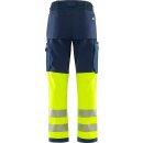 Fristads High Vis Green Stretchhose Kl. 1 2647 GSTP in 3...