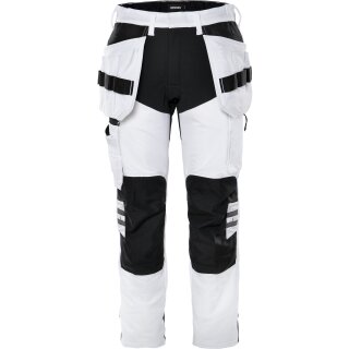 Fristads Handwerker-Stretchhose 2760 LWS Weiß/Schwarz 18 Größen