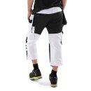 Fristads Handwerker-3/4-Stretchhose 2761 LWS Weiß/Schwarz 11 Größen