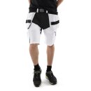 Fristads Handwerker-Stretch-Shorts 2762 LWS Weiß/Schwarz Größe C42