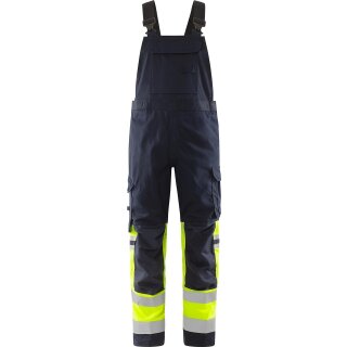 Fristads Flamestat High Vis Latzhose 2168 ATHF Warnschutz-Gelb/Marine 22 Größen