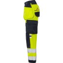 Fristads Flamestat High Vis Handwerker Stretch Hose Kl. 2 Damen 2164 ATHF Warnschutz-Gelb/Marine 9 Größen