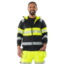 Fristads High Vis Kapuzensweatshirt Kl. 1 7532 GKC Warnschutz-Gelb/Schwarz 9 Größen