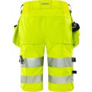 Fristads High Vis Handwerker Stretch-Shorts Damen Kl 1 2667 GSTP Warnschutz-Gelb 9 Größen