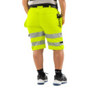 Fristads High Vis Handwerker Stretch-Shorts Damen Kl 1 2667 GSTP Warnschutz-Gelb 9 Größen