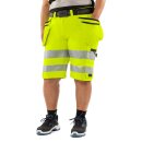 Fristads High Vis Handwerker Stretch-Shorts Damen Kl 1 2667 GSTP Warnschutz-Gelb 9 Größen