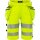 Fristads High Vis Handwerker Stretch-Shorts Damen Kl 1 2667 GSTP Warnschutz-Gelb 9 Größen