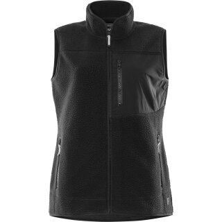 Fristads Argon Mikroflor Fleece-Weste Damen Schwarz 6 Größen