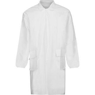Asatex Coverline Einweg-Kittel PKI weiss 50g/m²