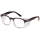 Uvex RX bc 5527 Schutzbrille mit Sehstärke in transparent-aubergine Scheibe 53mm