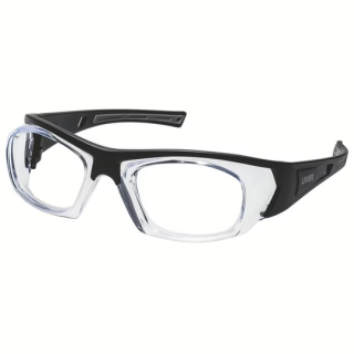Uvex RX cd 5525 Schutzbrille mit Sehstärke in schwarz/grau Scheibe 53mm