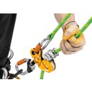 Petzl FLOW leichtes halbalastisches Seil für Baumpflege 11,8 mm 45m Orange 1 Spleiß