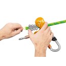 Petzl FLOW leichtes halbalastisches Seil für Baumpflege 11,8 mm 45m Orange 1 Spleiß