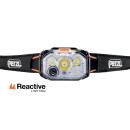 Extrem leistungsstarke, aufladbare Stirnlampe Swift RL Schwarz/Orange
