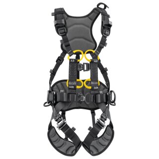 Petzl VOLT WIND Auffang- und Haltegurt schwarz/gelb europäische Ausführung