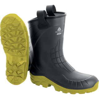 DeltaPlus AEROTECH S5 CI FO SR Robuster Sicherheits-Halbstiefel Grau-Gelb