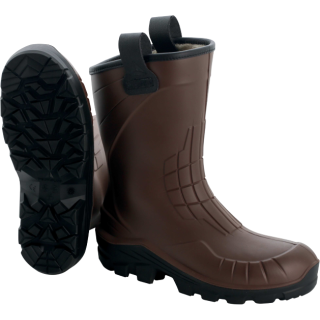 DeltaPlus AEROTECH S5 FE CI FO SR Robuster Sicherheits-Halbstiefel Braun