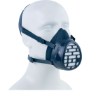DeltaPlus AIRSTORM KIT P3 Die neue Generation des Atemschutzgeräts mit Druckluftzufuhr: ergonomisch Marineblau M/L