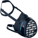 DeltaPlus AIRSTORM KIT P3 Die neue Generation des Atemschutzgeräts mit Druckluftzufuhr: ergonomisch Marineblau M/L