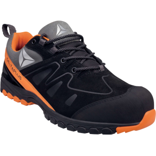 DeltaPlus BROOKLYN S3S SR Halbschuh mit Sportdesign Schwarz-Orange