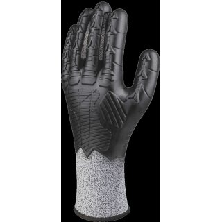 DeltaPlus EOS FLEX CUT B VV921 Schlagfester Handschuh mit Schnittfestigkeit der Stufe B Schwarz 09