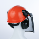 DeltaPlus FORESTIER 3 Forsthelm Orange Freischneidearbeiten Gittervisiers und Kapselgehörschutz