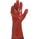 DeltaPlus PVC7335 Chemikalienhandschuh Rot 10